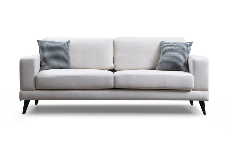 Selder 3-personers Sofa - Beige/Sort - Møbler - Sofaer - 3 personers sofa