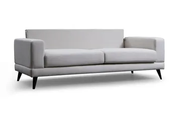 Selder 3-personers Sofa - Beige/Sort - Møbler - Sofaer - Sovesofaer - 3 personers sovesofa