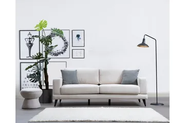 Selder 3-personers Sofa - Beige/Sort - Møbler - Sofaer - Sovesofaer - 3 personers sovesofa