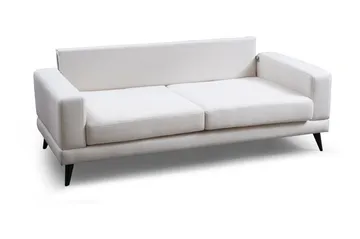 Selder 3-personers Sofa - Beige/Sort - Møbler - Sofaer - Sovesofaer - 3 personers sovesofa