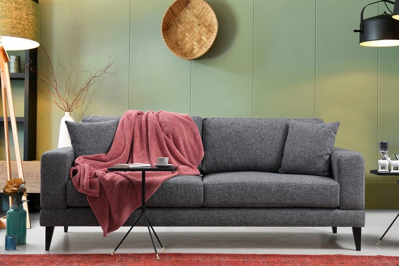 Selder Udtrækkelig Dyb Sovesofa i Stof - Grå - Møbler - Sofaer - Sovesofaer - 3 personers sovesofa