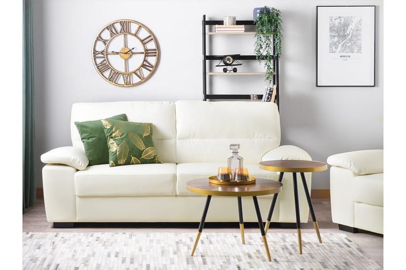 Sofa Sofa 3 sæder - Beige - Møbler - Sofaer - 3 personers sofa