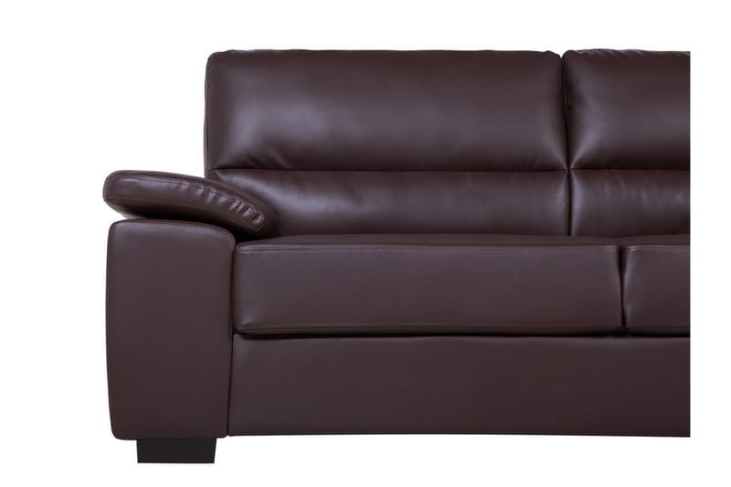 Sofa Sofa 3 sæder - Brun - 3 personers sofa