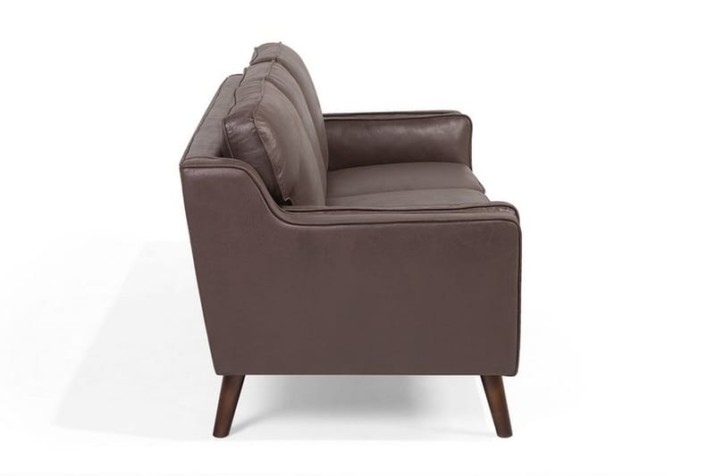 Sofa Sofa 3-pers - Brun - 3 personers sofa