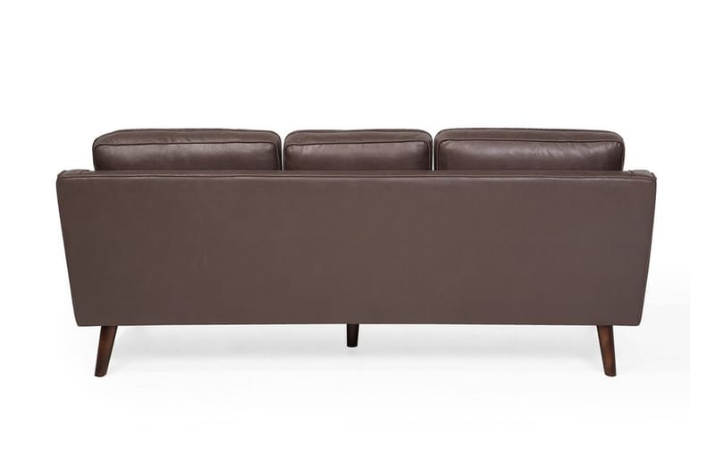 Sofa Sofa 3-pers - Brun - 3 personers sofa