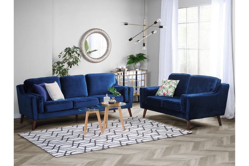 Sofa Sofa 3-pers - Blå - Møbler - Sofaer - 3 personers sofa