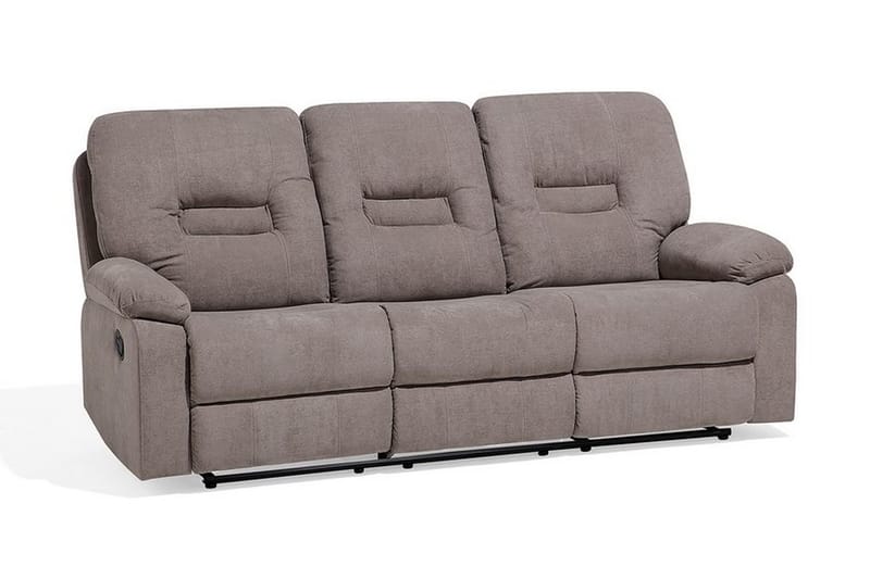Sofasofa 3 sæder - Beige - 3 personers sofa