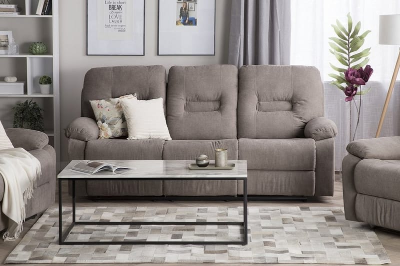 Sofasofa 3 sæder - Beige - Møbler - Sofaer - 3 personers sofa