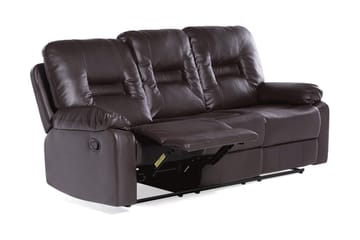 Sofasofa 3 sæder - Brun - Møbler - Sofaer - 3 personers sofa