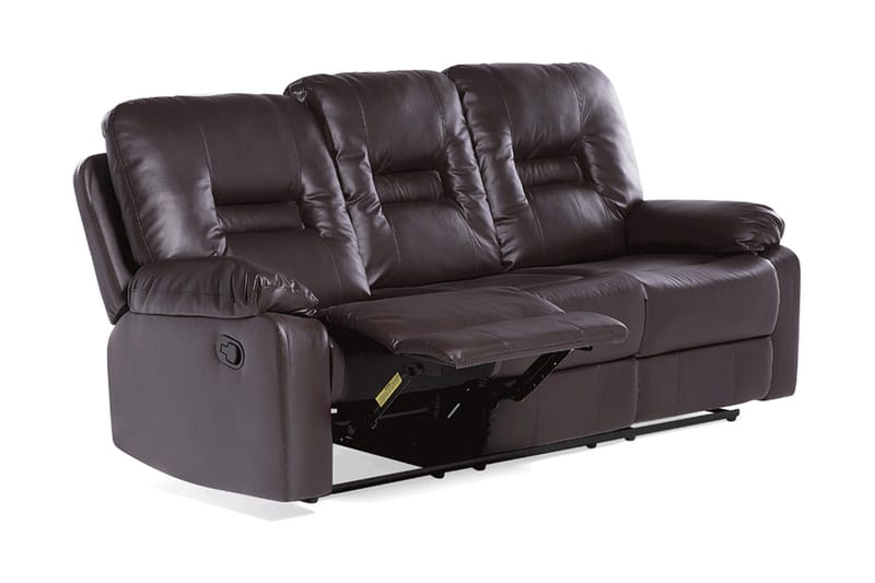 Sofasofa 3 sæder - Brun - Møbler - Sofaer - 3 personers sofa