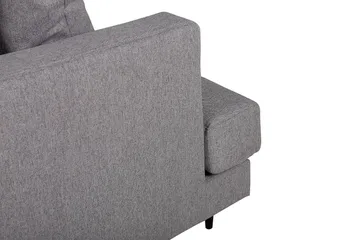 Sofia 3-personers Lav Sofa med Løse Puder i Stof - Grå - Møbler - Sofaer - 3 personers sofa
