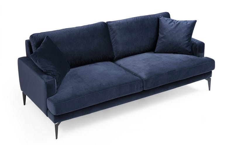 Sowka 3-Pers. Sofa - Blå - Møbler - Sofaer - 3 personers sofa
