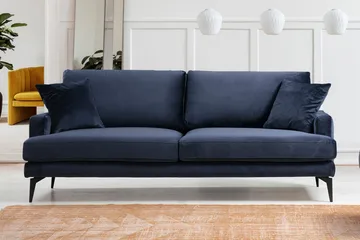 Sowka 3-Pers. Sofa - Blå - Møbler - Sofaer - 3 personers sofa