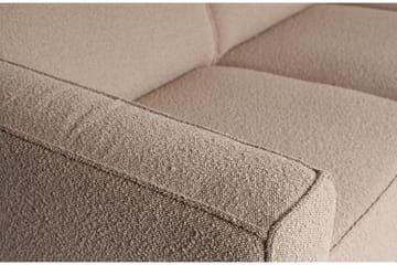 Statement 3-personers Sofa i Bouclé - Beige - Møbler - Sofaer - 3 personers sofa