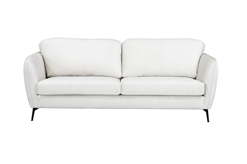 Sundheim 3-pers. Sofa - Hvide metalben - 3 personers sofa