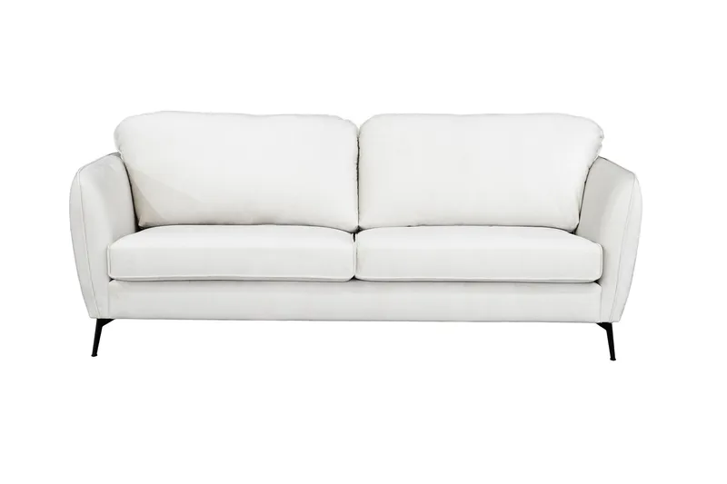 Sundheim 3-pers. Sofa, Hvide metalben