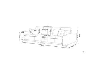 Torpo sofa 3 sæder - Beige - Møbler - Sofaer - 3 personers sofa