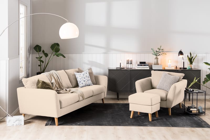 Trend 2,5-Pers. Sofa - Beige - 3 personers sofa