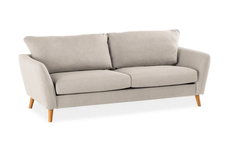 Trend 3-personers Stofsofa, Beige