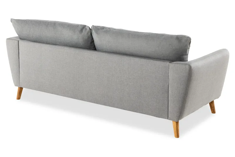 Trend 3-personers Stofsofa - Lysegrå - Møbler - Sofaer - 3 personers sofa