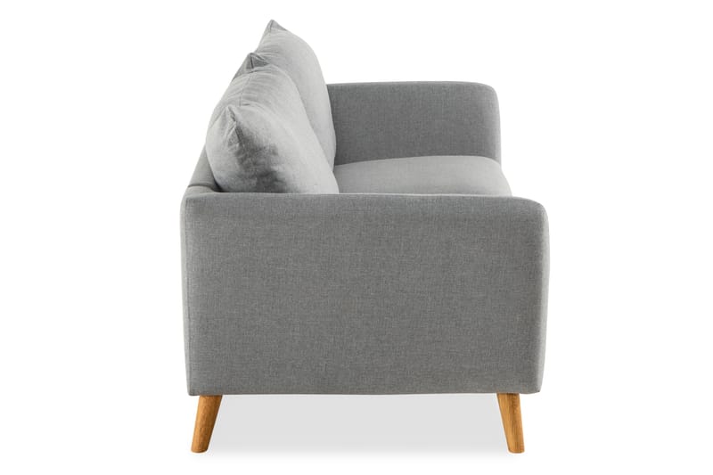 Trend 3-personers Stofsofa - Lysegrå - Møbler - Sofaer - 3 personers sofa