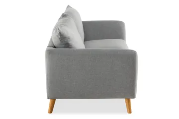 Trend 3-personers Stofsofa - Lysegrå - Møbler - Sofaer - 3 personers sofa