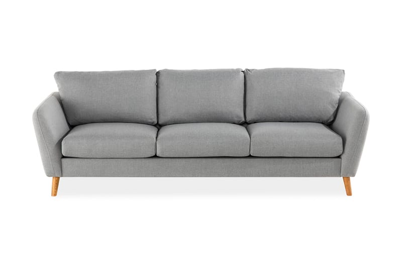Trend 3-personers Stofsofa, Grå