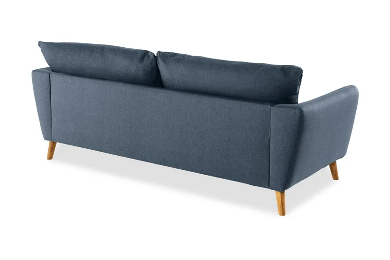 Trend 3-personers Stofsofa - Blå - Møbler - Sofaer - 3 personers sofa