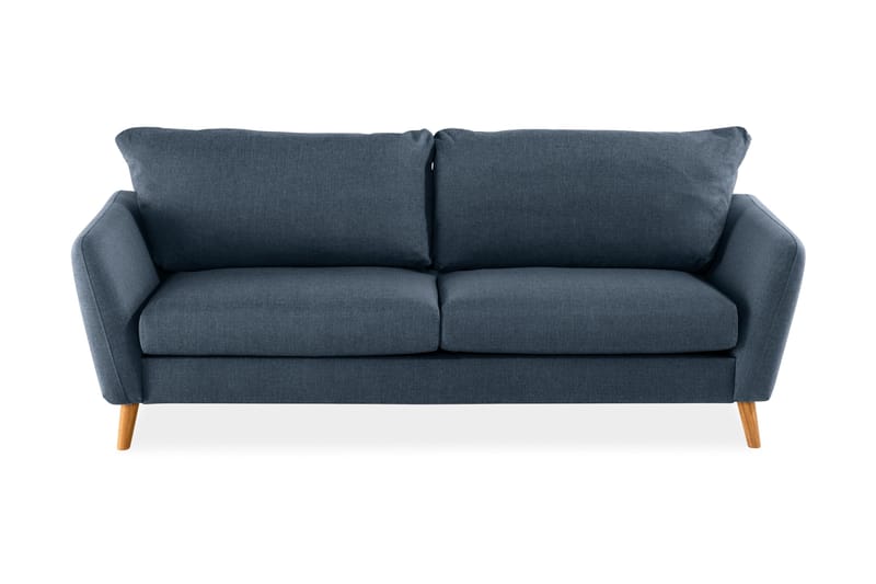 Trend 3-personers Stofsofa - Blå - Møbler - Sofaer - 3 personers sofa