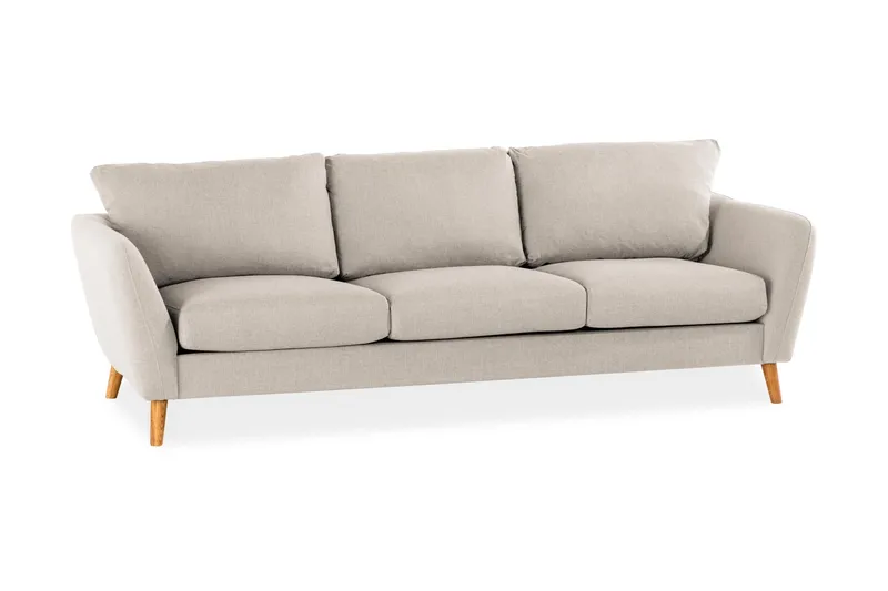 Trend 3-personers Stofsofa - Beige - Møbler - Sofaer - 3 personers sofa