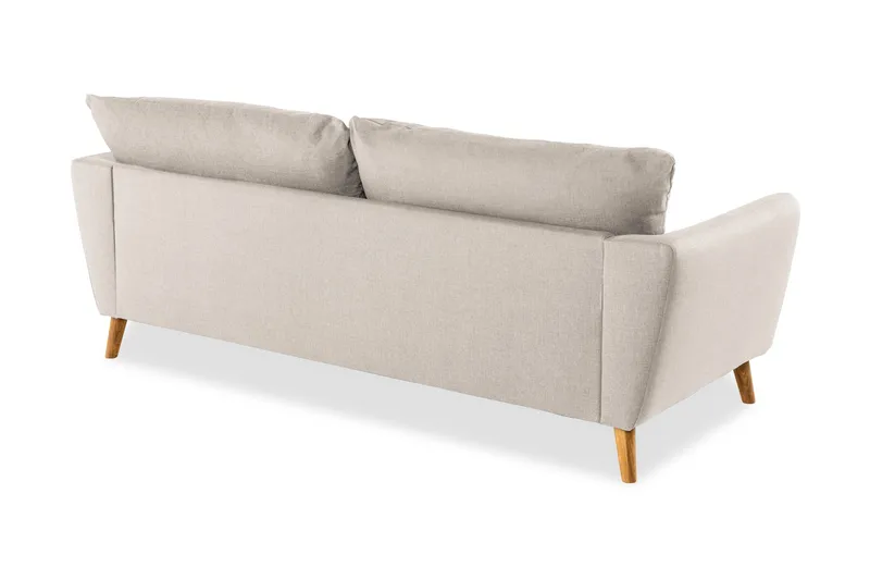Trend 3-personers Stofsofa - Beige - Møbler - Sofaer - 3 personers sofa