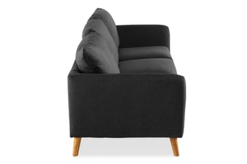 Trend 3-personers Stofsofa - Sort - Møbler - Sofaer - 3 personers sofa