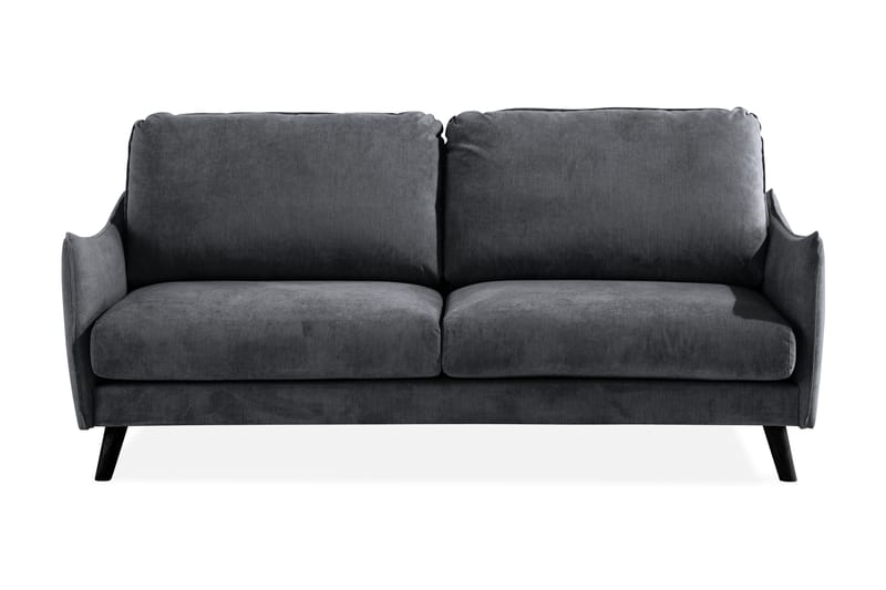 Trend Lyx 3-Pers. Sofa - Mørkegrå - 3 personers sofa