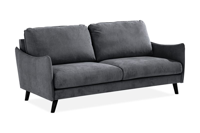 Trend Lyx 3-Pers. Sofa - Mørkegrå - 3 personers sofa