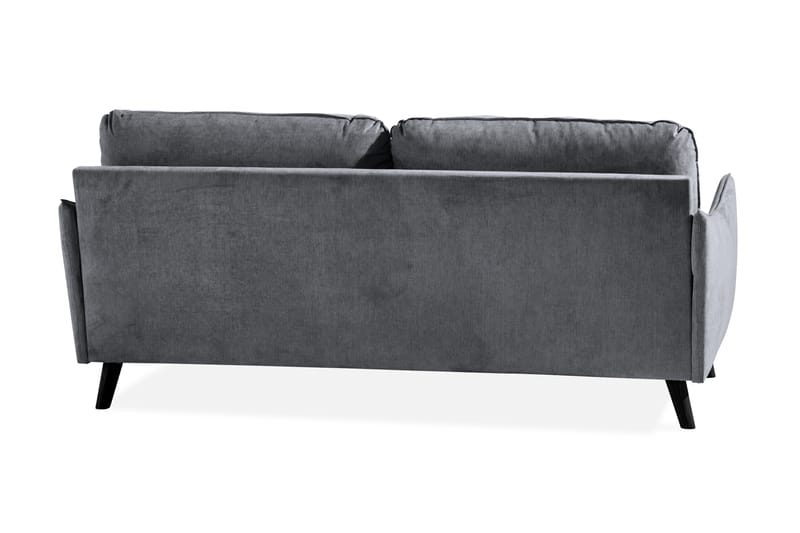 Trend Lyx 3-Pers. Sofa - Mørkegrå - 3 personers sofa