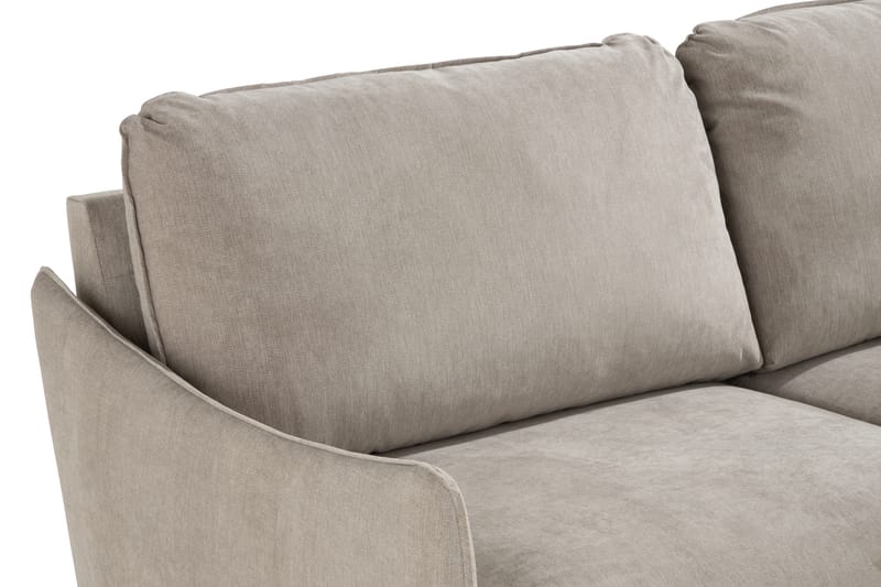 Trend Lyx 3-Pers. Sofa - Beige/Eg - 3 personers sofa