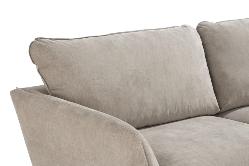 Trend Lyx 3-Pers. Sofa - Beige/Egefarvet - 3 personers sofa