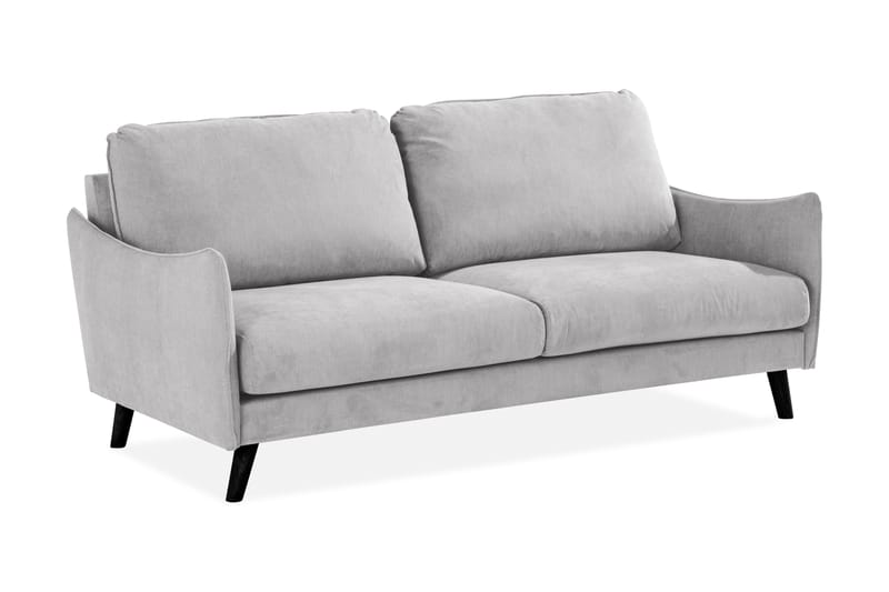 Trend Lyx 3-Pers. Sofa - Lysegrå - 3 personers sofa