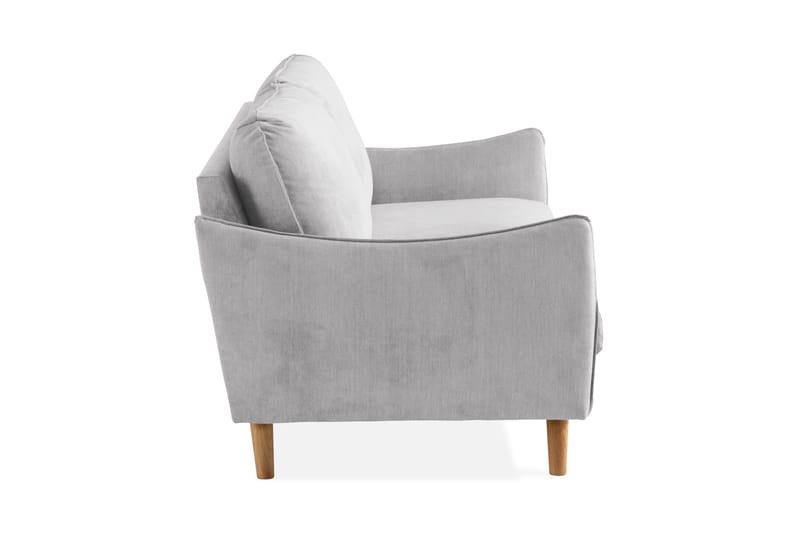 Trend Lyx 3-personers Stofsofa - Lysegrå - Møbler - Sofaer - 3 personers sofa