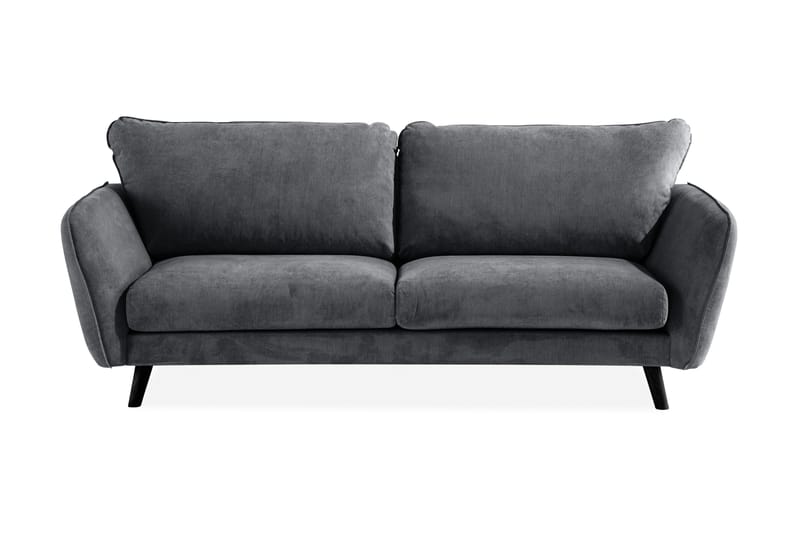 Trend Lyx 3-Pers. Sofa - Mørkegrå - 3 personers sofa