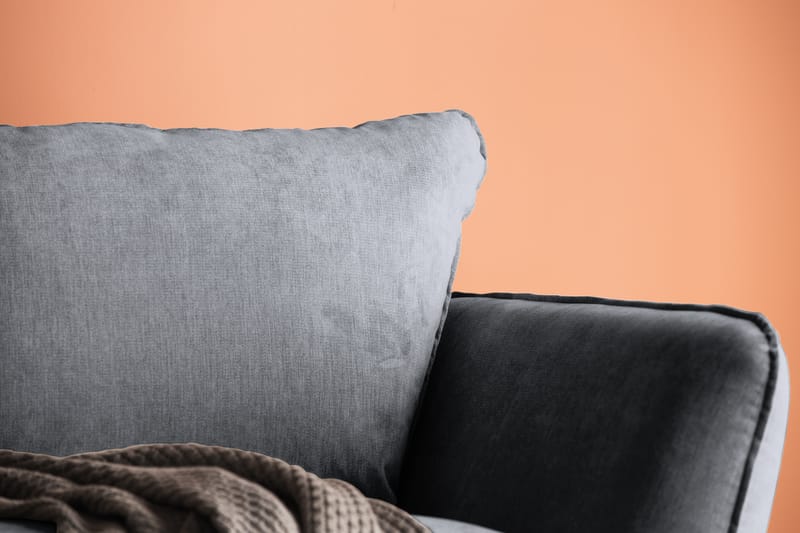 Trend Lyx 3-personers Stofsofa - Mørkegrå - Møbler - Sofaer - 3 personers sofa
