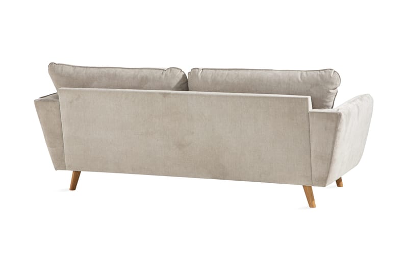Trend Lyx 3-personers Stofsofa - Beige - Møbler - Sofaer - 3 personers sofa