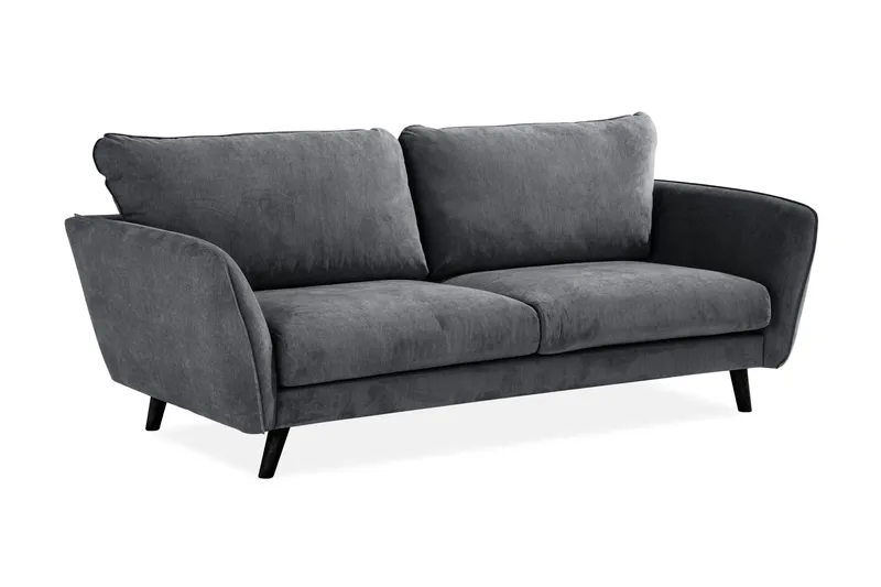 Trend Lyx 3-personers Stofsofa - Mørkegrå - Møbler - Sofaer - 3 personers sofa