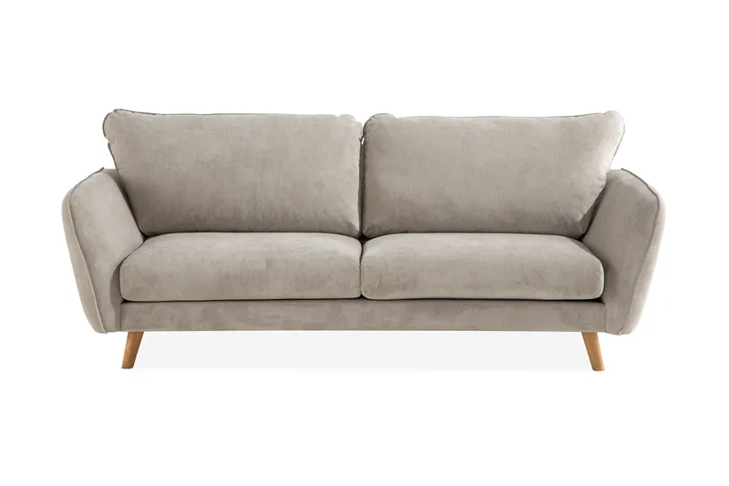 Trend Lyx 3-personers Stofsofa - Beige - Møbler - Sofaer - 3 personers sofa