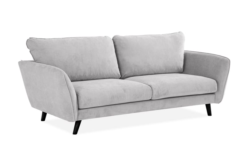 Trend Lyx 3-personers Stofsofa - Lysegrå - Møbler - Sofaer - 3 personers sofa