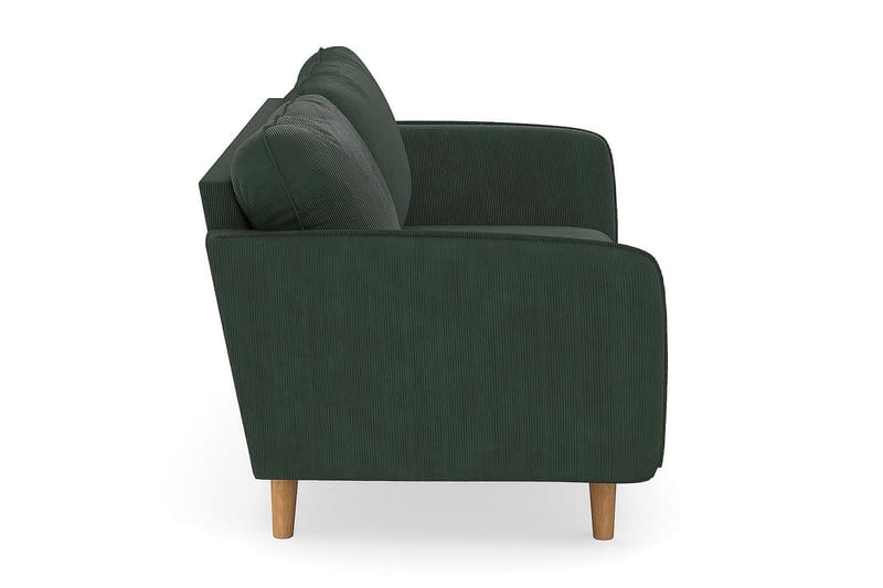 Trend Lyx 3-personers Manchestersofa - Mørkegrøn - Møbler - Sofaer - 3 personers sofa