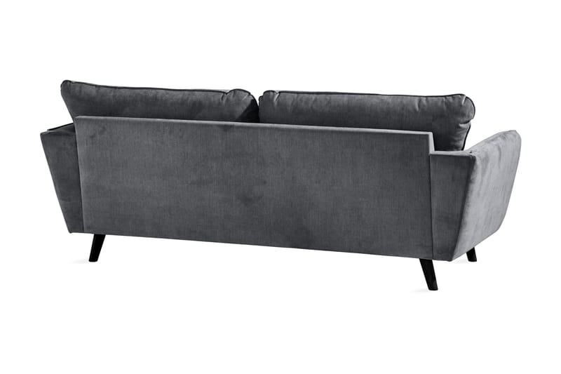Trend Lyx 3-personers Stofsofa - Mørkegrå - Møbler - Sofaer - 3 personers sofa