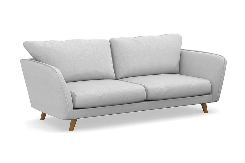 Trend Lyx 3-personers Stofsofa - Lysegrå - Møbler - Sofaer - 3 personers sofa