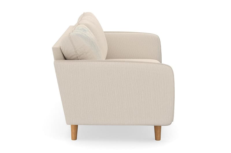 Trend Lyx 3-personers Manchestersofa - Beige - Møbler - Sofaer - 3 personers sofa
