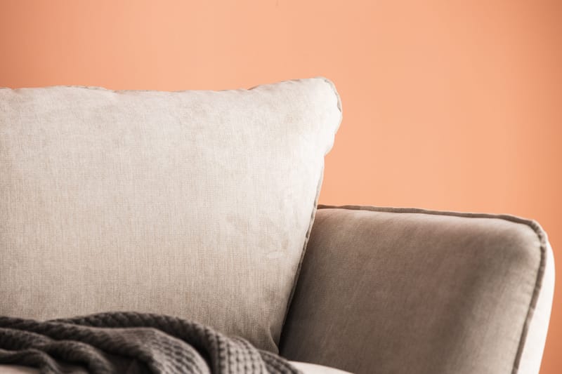 Trend Lyx 3-personers Stofsofa - Beige - Møbler - Sofaer - 3 personers sofa